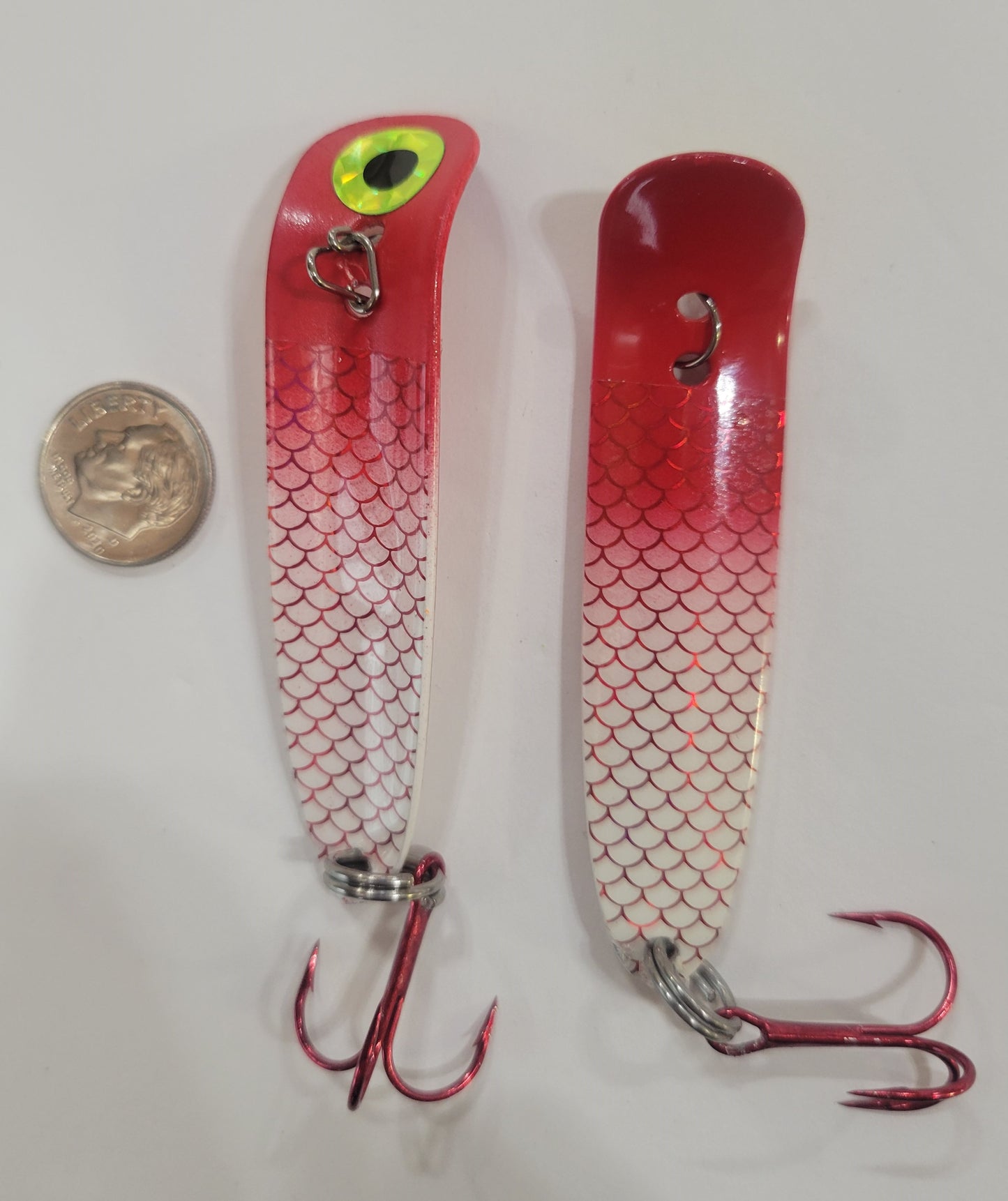Wild Willy Trolling Spoon Red Head